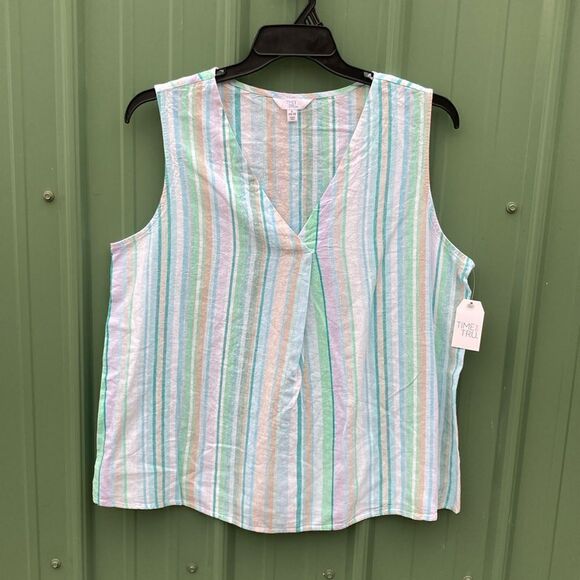 Women's Woven Lightweight Core Tank Top, Size L - Picture 1 of 7